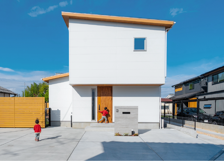 シンプルにゆったりと住まう家