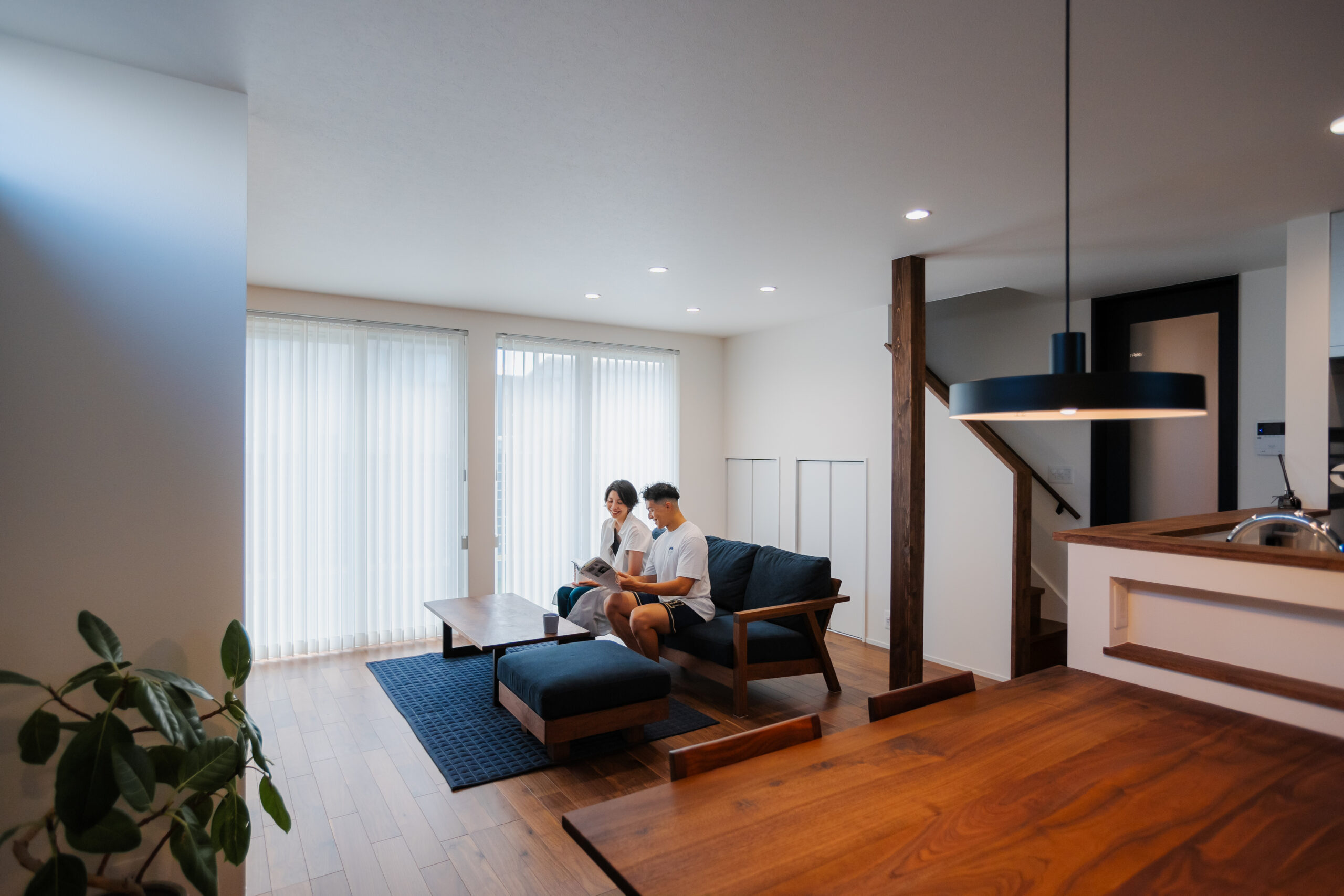 性能もデザインもかなえ、一緒にゴールに向かって行けた家づくり。